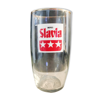 Ancien verre à bière Slavia