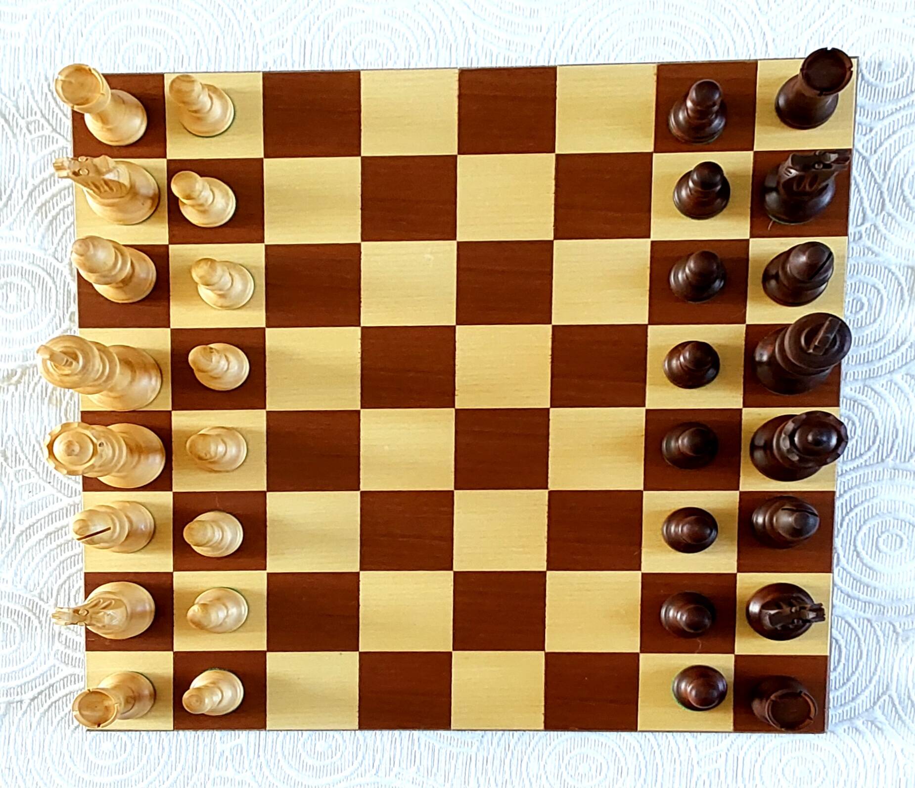 Vintage lardy international chess set