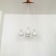 Opaline Cascading Lamp by Uno and Östen Kristiansson for Luxus