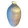 Art Deco Saint-Clément vase signed Olive Engraved 1920-1930 ovoid France