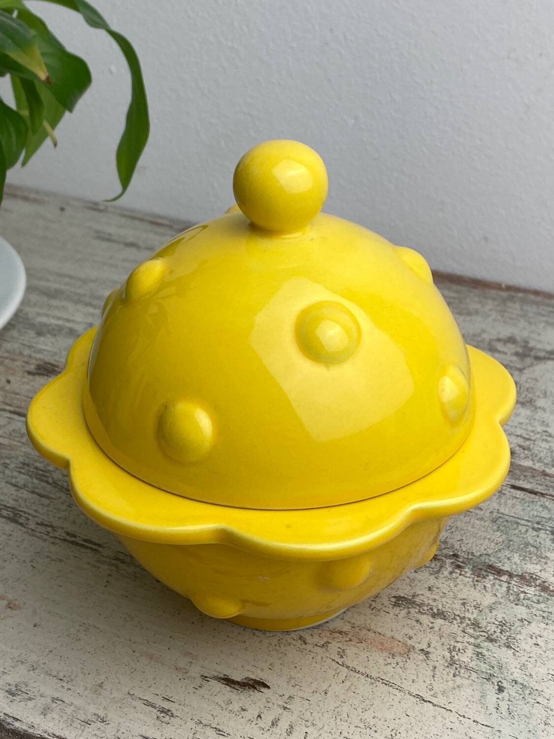 Vintage ceramic candy box