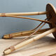 Vintage rattan plant holder