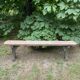 Old patinated farmhouse bench