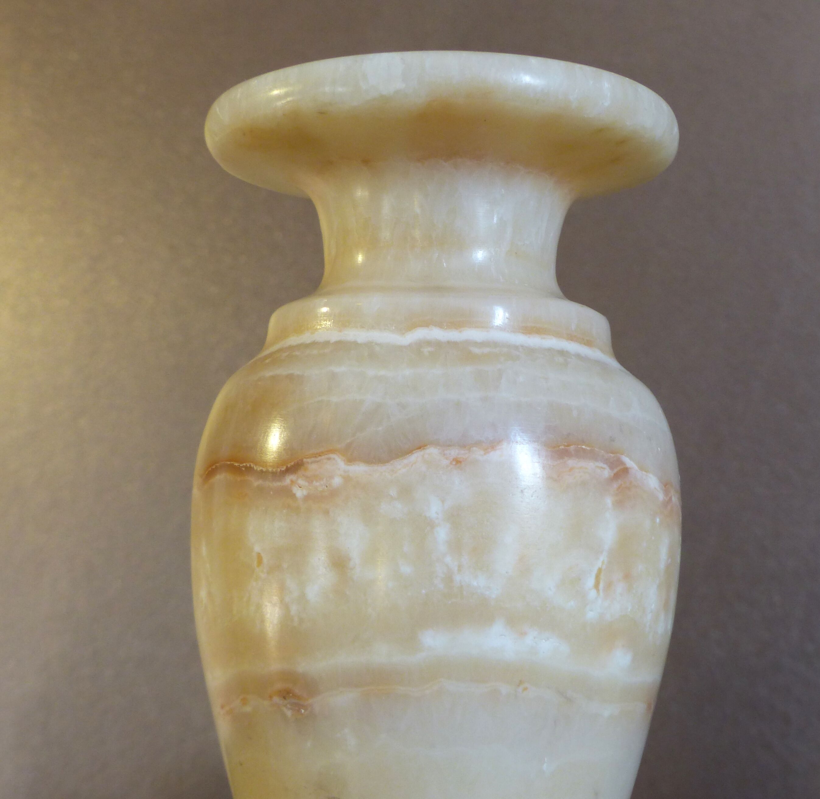White marble vase