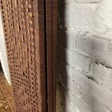 3-section rattan and wicker screen