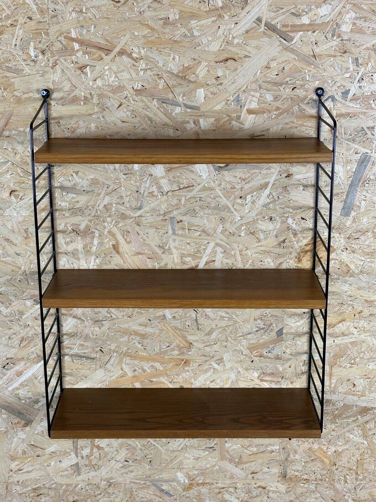 60s-70s Oak String Shelf Module by Kajsa & Nils “Nisse” Strinning Sweden