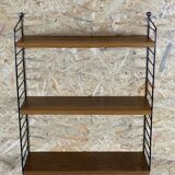 60s-70s Oak String Shelf Module by Kajsa & Nils “Nisse” Strinning Sweden