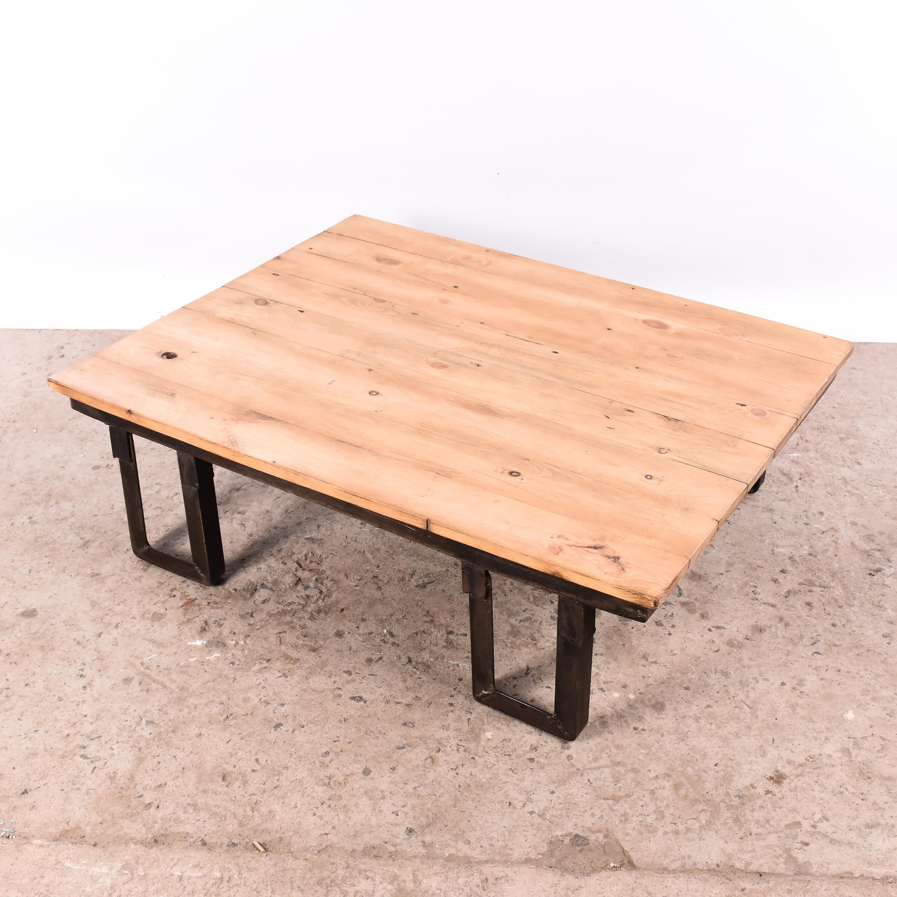 Industrial coffee table