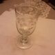 Antique 19th century glass, blown sand, flower stem