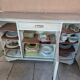 ​Buffet bas Art Déco en bois patiné