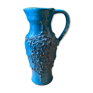 Pichet vase en céramique émaille