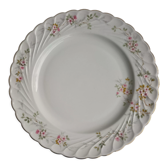 Assiette ou plat de service fleuri en porcelaine Bavaria