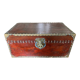 Flat wooden trunk
