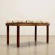 Banc en bois de jacaranda Italie 1960s