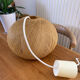 Suspension boule vintage en fil de nylon