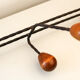 Wall coat rack iron and vintage wood
