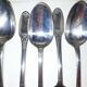 Set of 6 tablespoons in silver metal laurel Louis XVI by Christofle