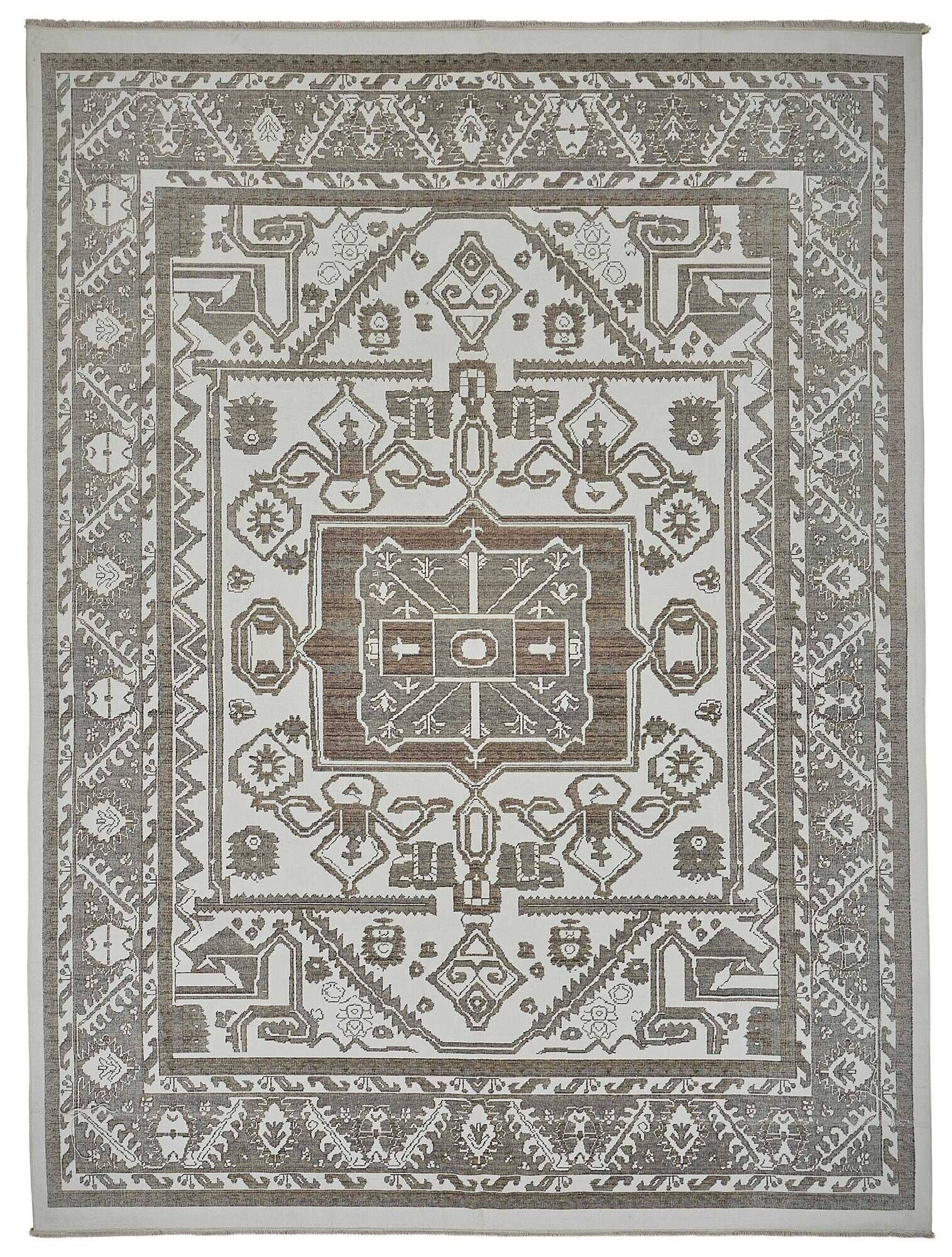 Turkish Handcrafted Loom Oushak Rug 268 cm x 359 cm