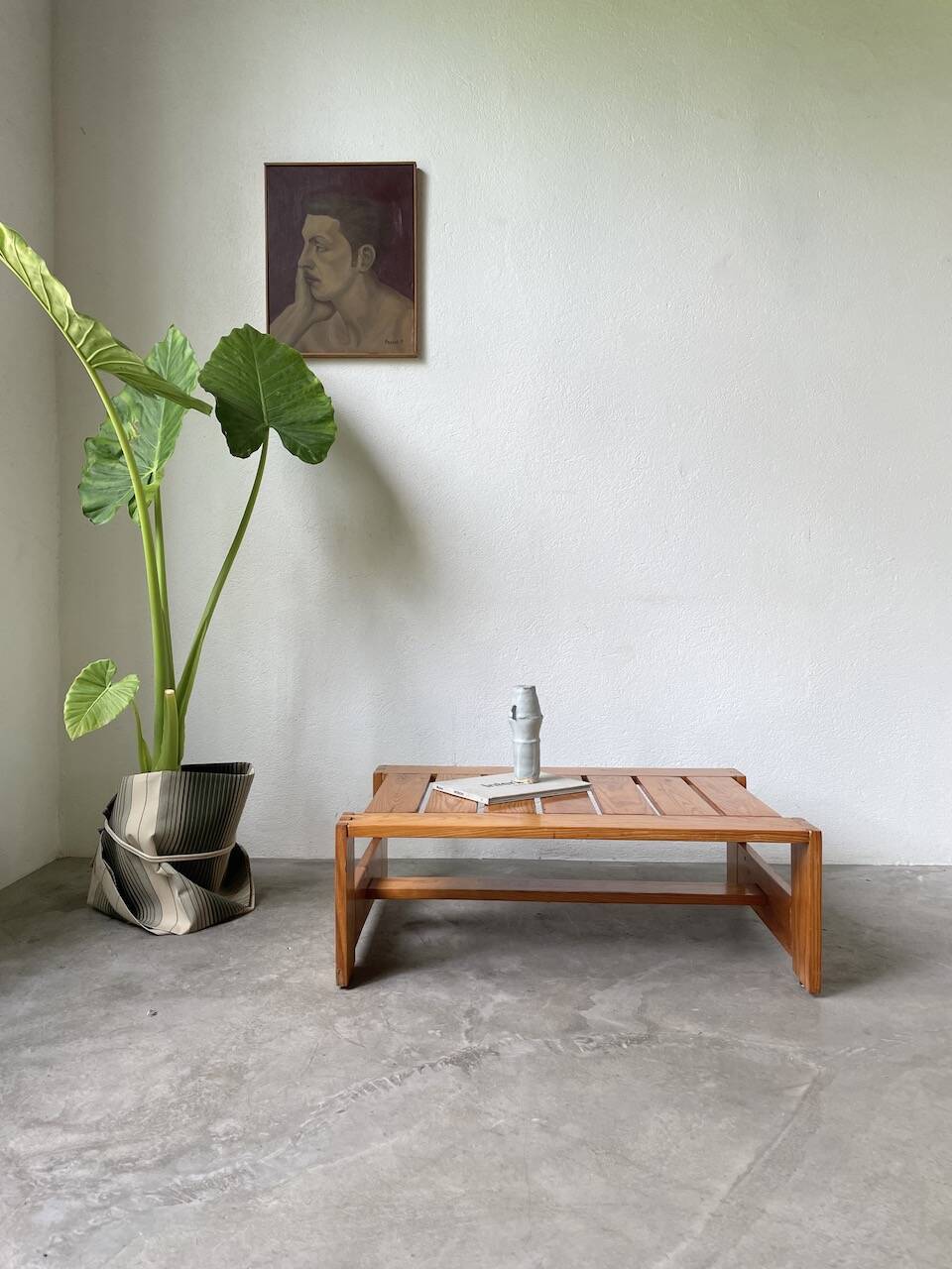 70s pine table regain