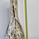 Fat lava glazed ceramic bottle vase