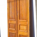 Double porte ancienne, porte bois ancienne, grande porte vintage