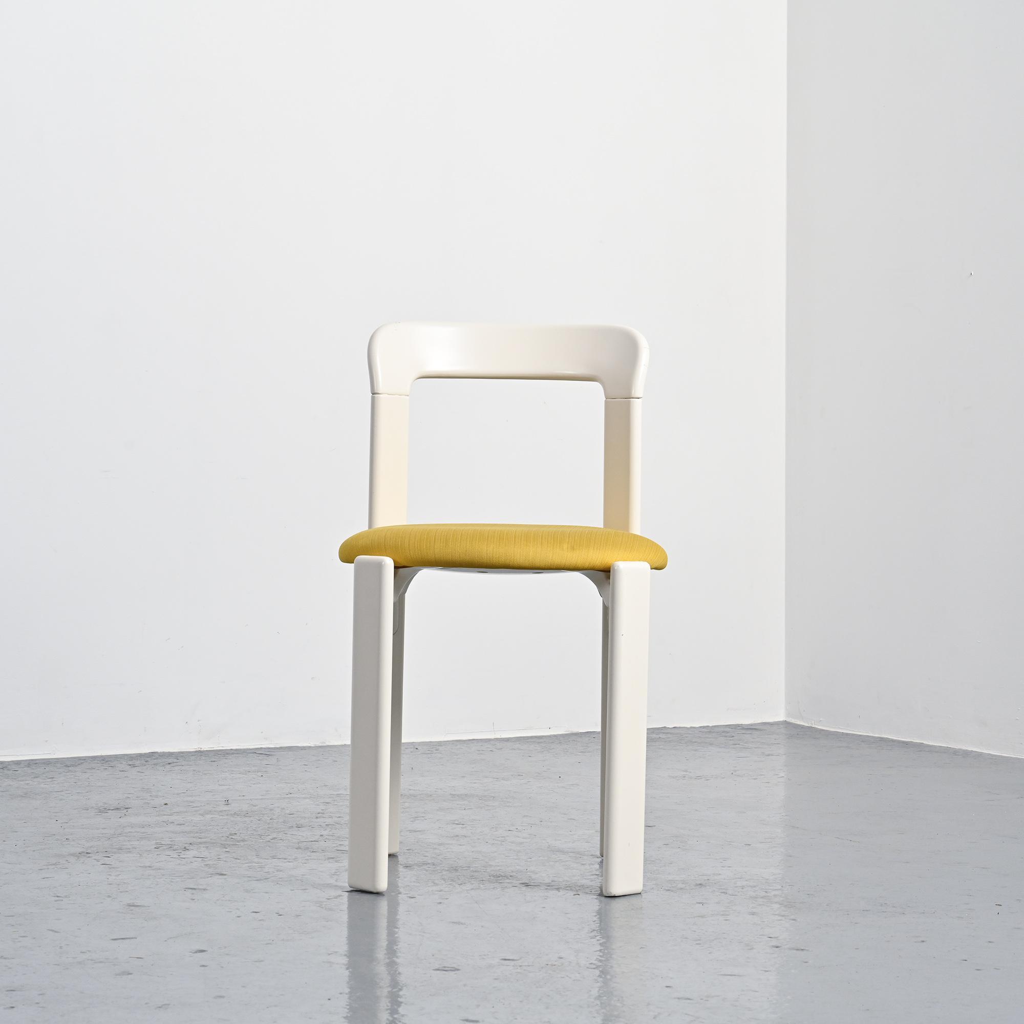 Set of two chairs and a stool by Bruno Rey, Dietiker, circa 1975.