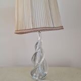 Blown glass lamp