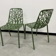 Duo de chaises Fast Forest, vert forêt