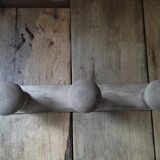 Coat rack patinated wood