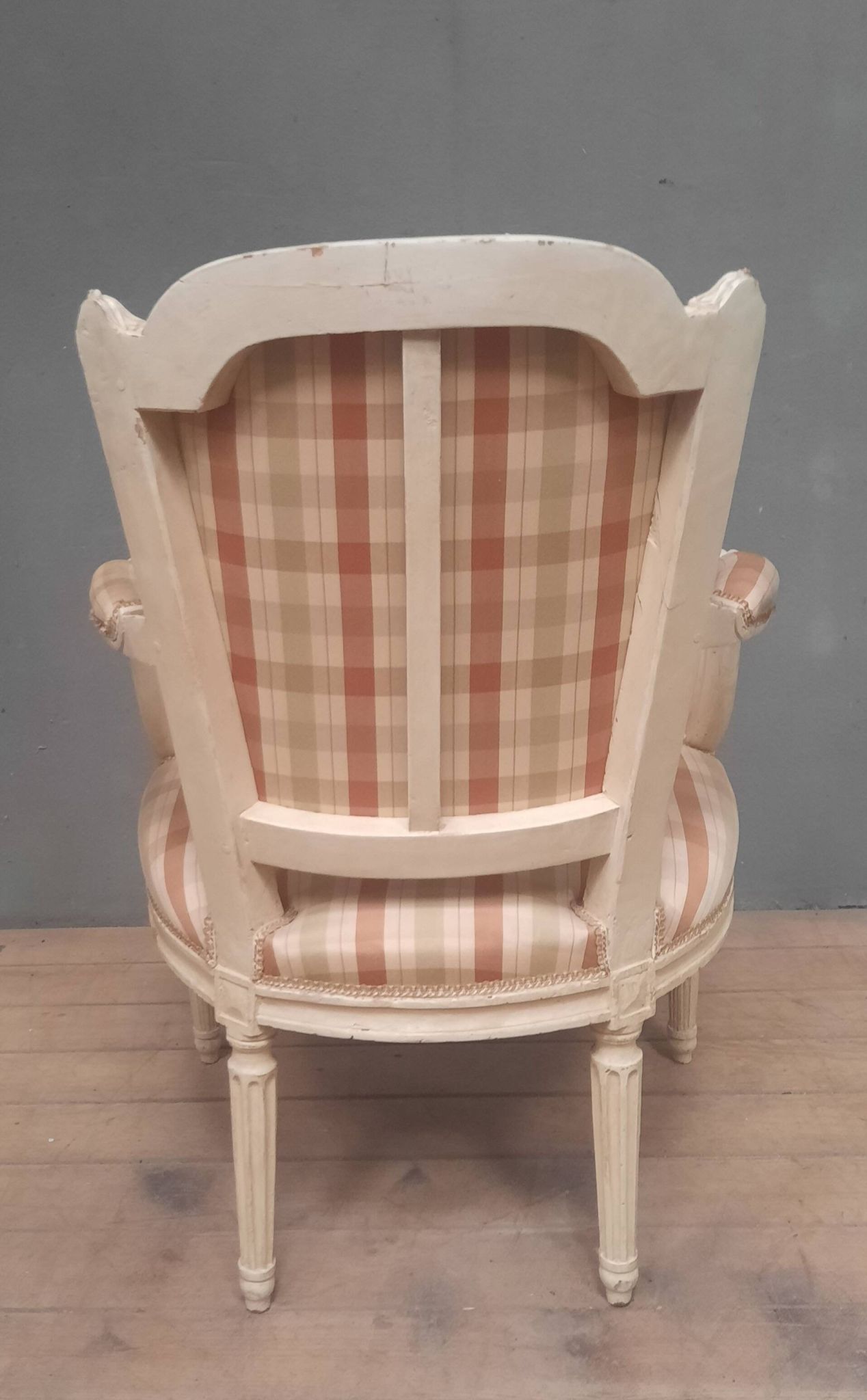Lacquered armchair in the Louis XVI style