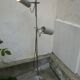 Floor lamp 70s stainless