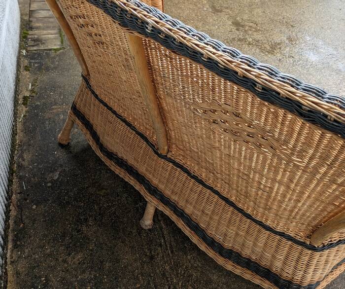 Wicker sofa