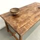 Antique farmhouse table in solid cherry wood