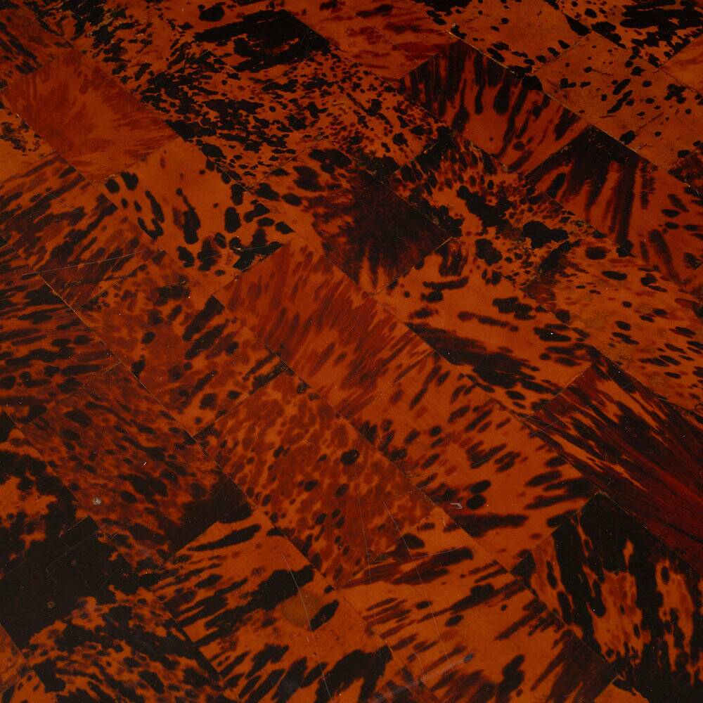 Tortoiseshell table by Roberto Jodice for Ottini Milano, 1975