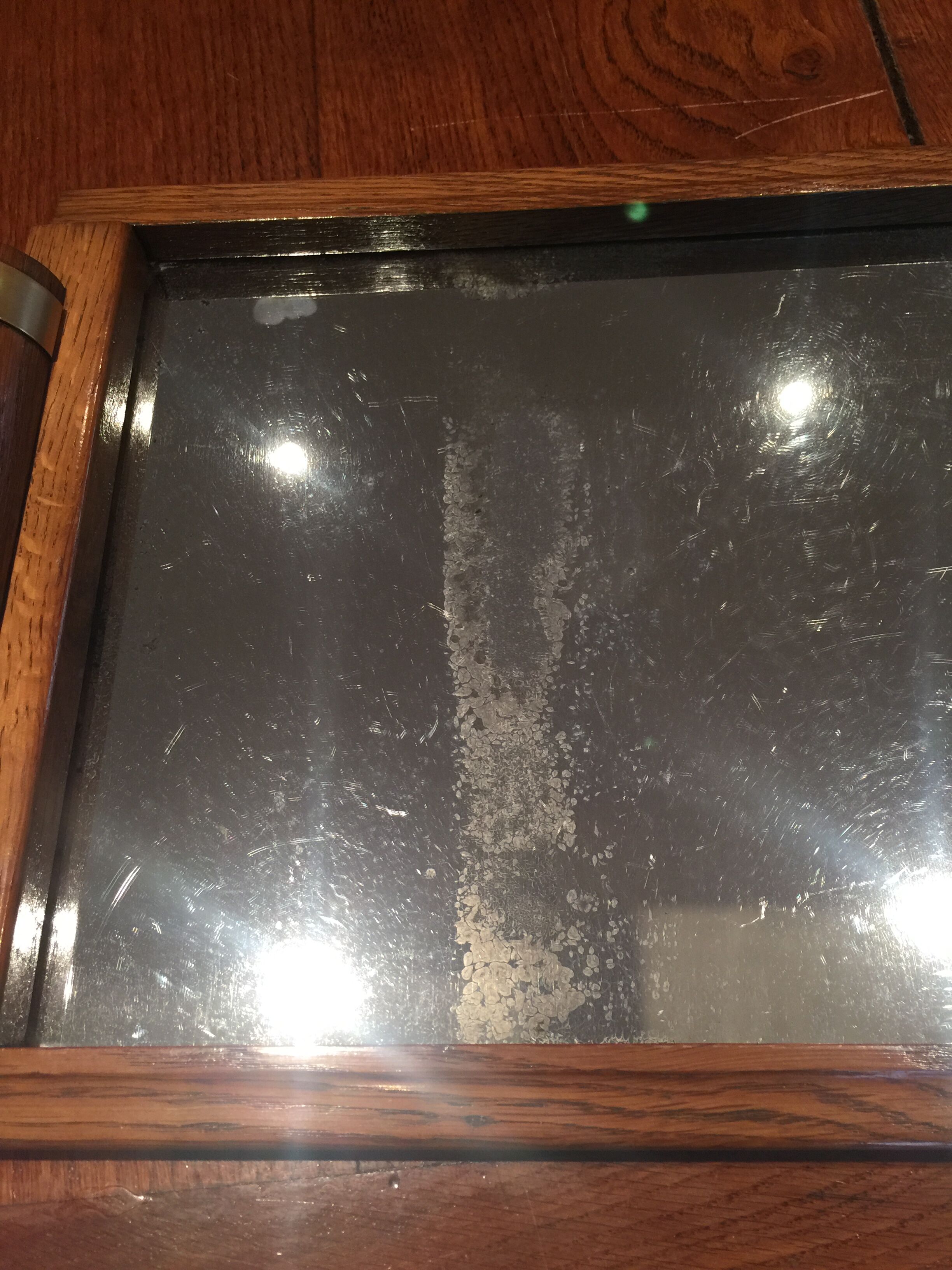 Art deco mirror tray