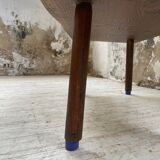 Brutalist oak coffee table