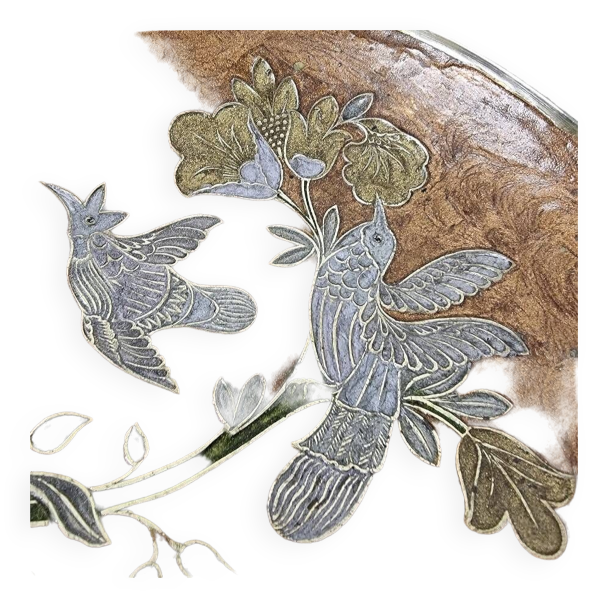 Enamelled Bowl From India, 1980s