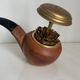 Vintage cigarette holder 1960 Longchamp leather fawn pipe - 24 x 15 cm