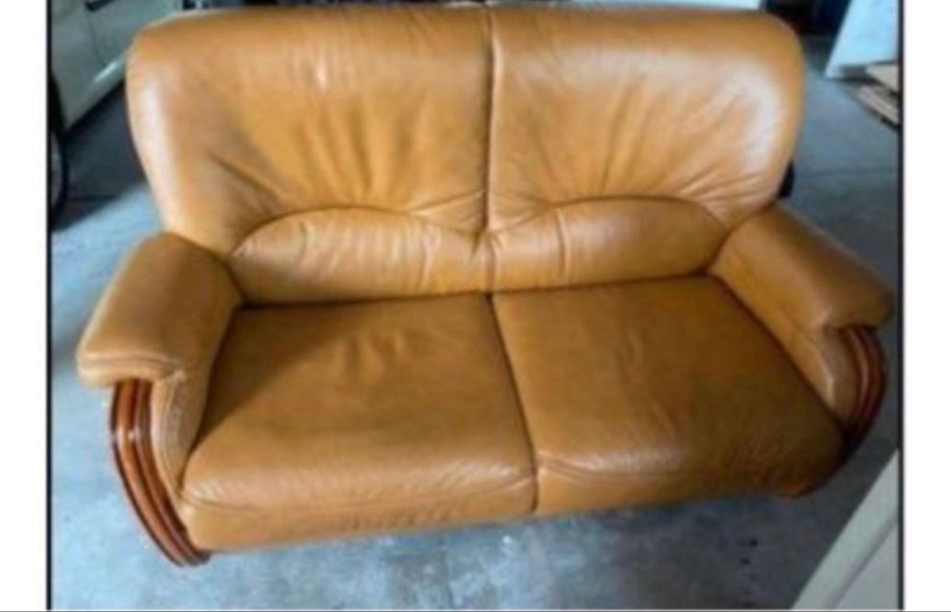 Leather sofa