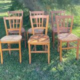 Suite six mismatched bistro chairs