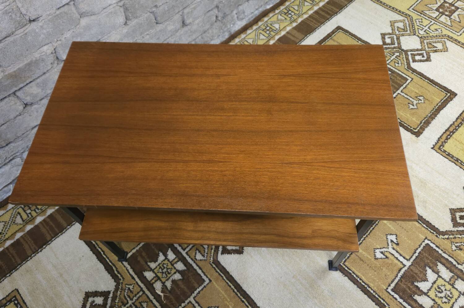 Small teak side table Jese Möbel 1960s vintage