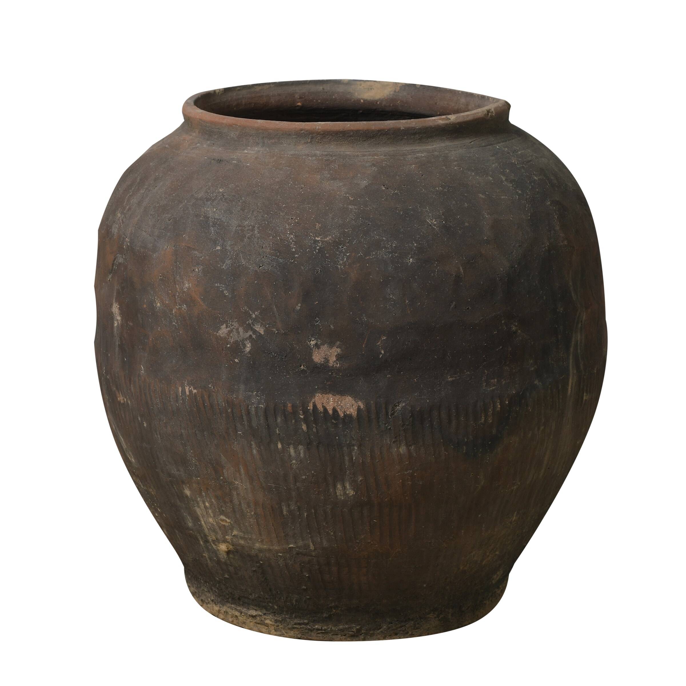 Shantou – Grand ancient Chinese terracotta pot no. 9