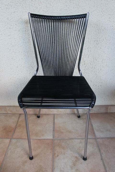 4 scoubidou chairs 60s