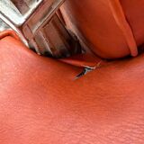 Pair of neoclassical bergère armchairs by Maison Jansen circa 1950.