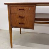 Bureau danois en teck et chêne