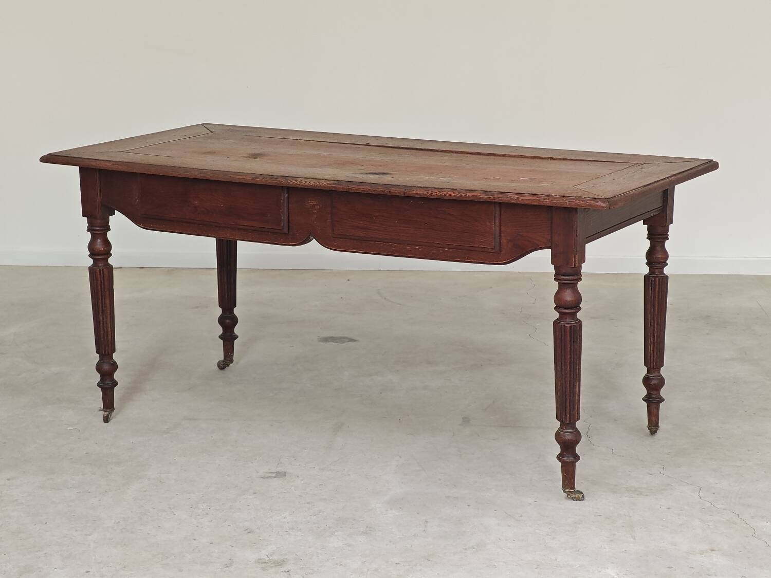 1940s farmhouse table in solid oak