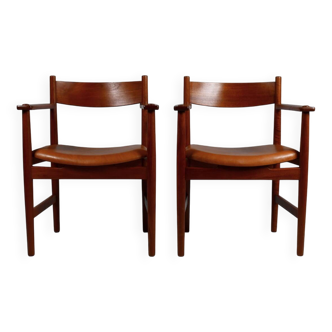 Hans Wegner CH-39 avec accoudoirs par Carl Hansen. 1962
