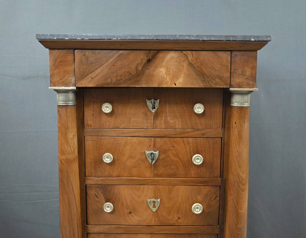 Meuble de Salon en Noyer, style Empire – 2ème partie XIXe