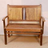 2-seater Burmese teak bench