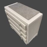 Art Deco chest of drawers with moustache feet, 1930